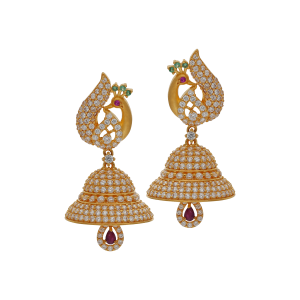 ELEGANT ZIRCON JIMIKKI EARRINGS